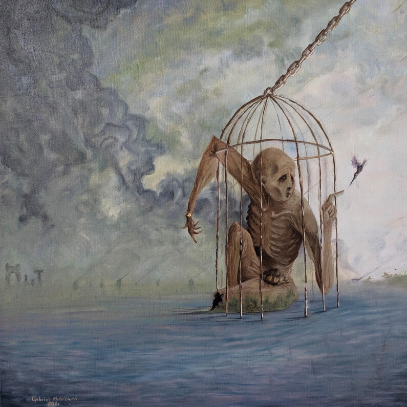 "Perpétuo Tempo", 2021. Encomenda, atualmente em Brasília.